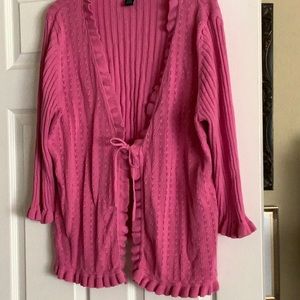 Studio 1940 cardigan sweater pink size 26/28W